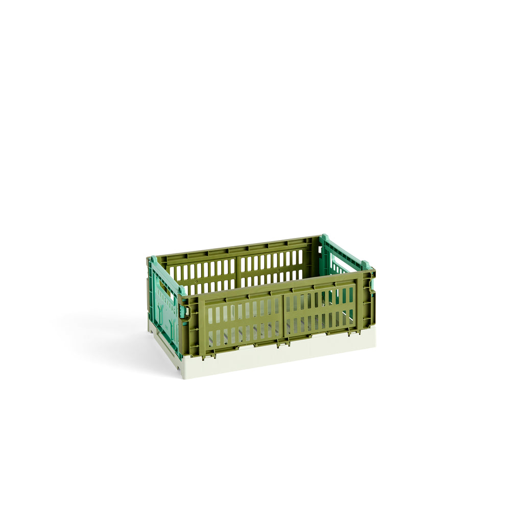 Storage Crates - Green Mix