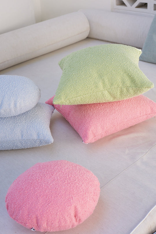 Boucle Cushion - Bubblegum