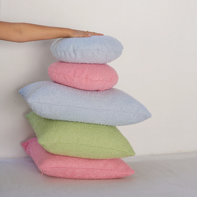 Boucle Cushion - Bubblegum