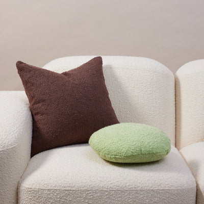 Boucle Cushion - Cocoa