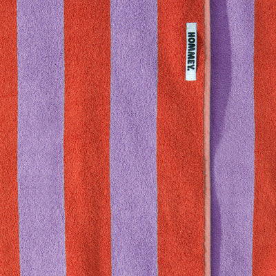 Grapefruit Stripes Beach Towel