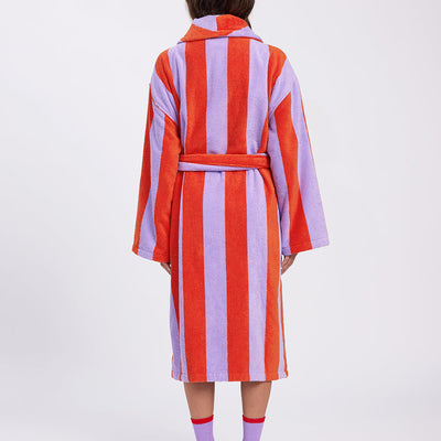 Robe - Grapefruit Stripes