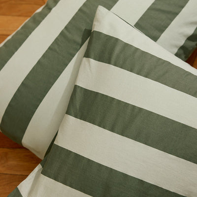 Pillowcase Pair - Wasabi Stripes