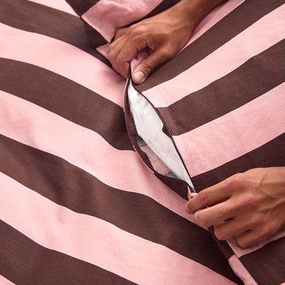 Quilt Cover - Rocky Road Stripes