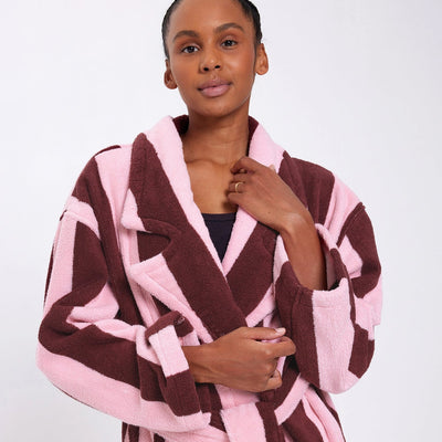 Robe - Rocky Road Stripes