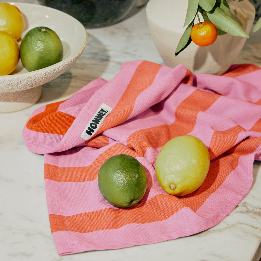 Tea Towel - Sherbet Stripes