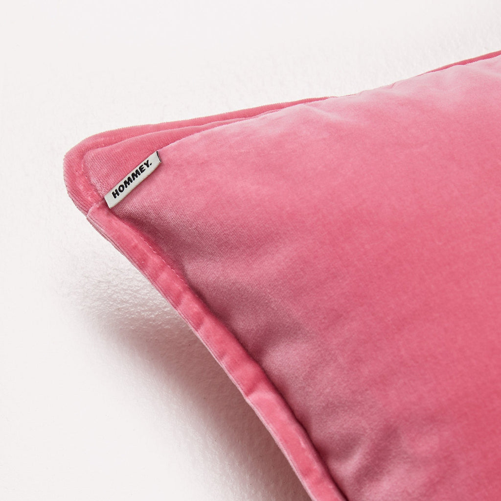 Velvet Cushion - Bubblegum