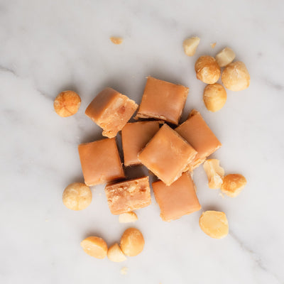 Roasted Macadamia Fudge