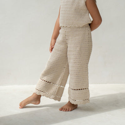 Crochet Pants - Ecru