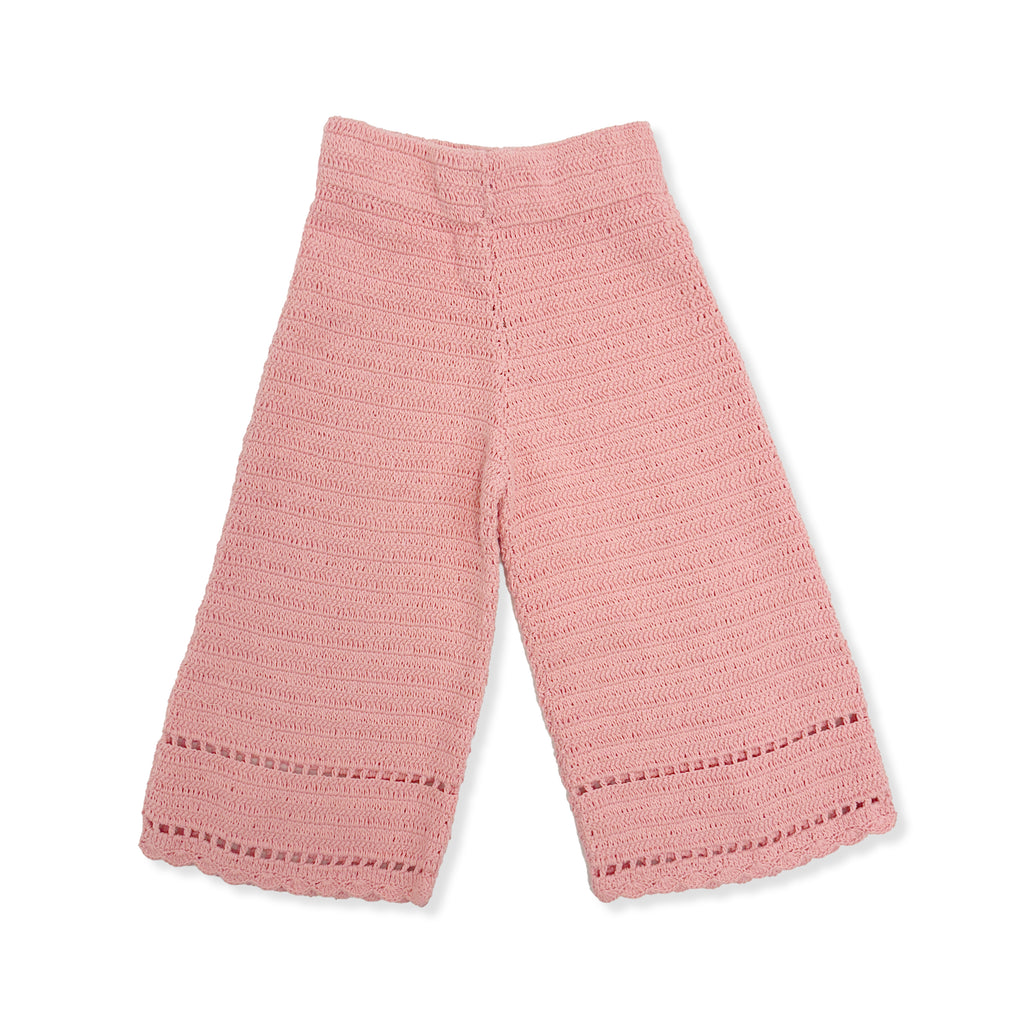 Crochet Pants - Coral