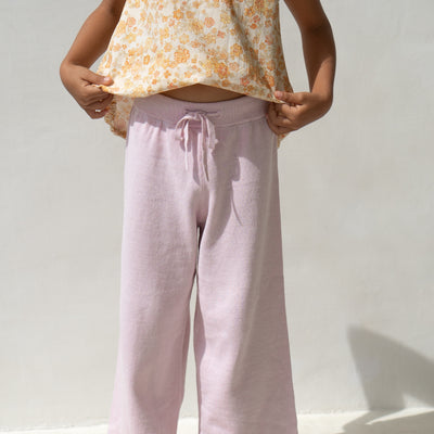 Lightweight Knit Pants - Sweet Pea