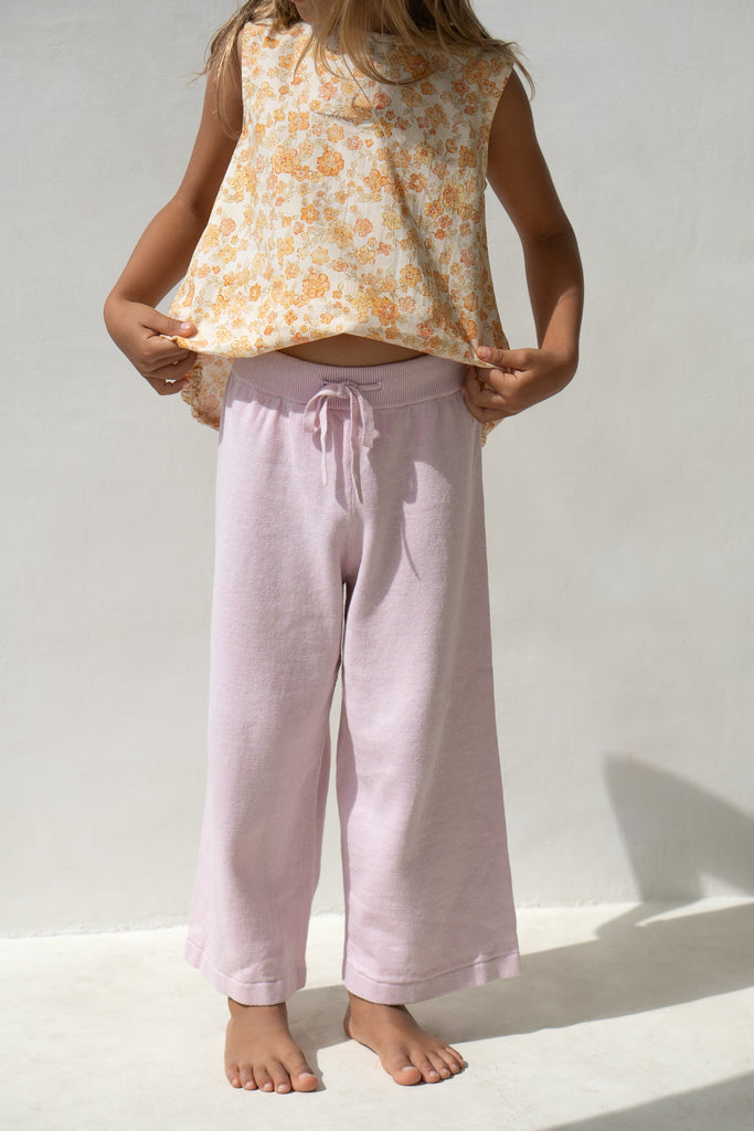 Lightweight Knit Pants - Sweet Pea