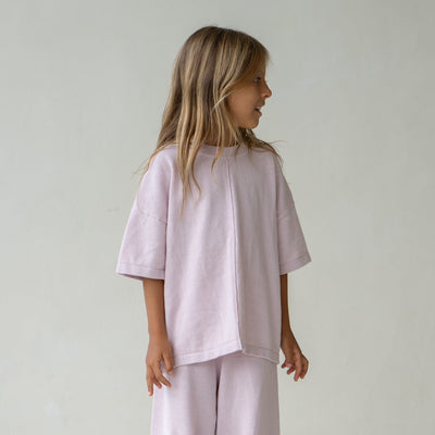 Lightweight Knit Tee - Sweet Pea