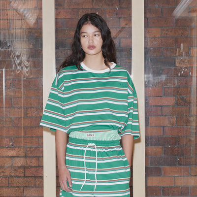 Ivy Green Stripe Tee