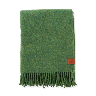 NZ Wool Throw - True Green