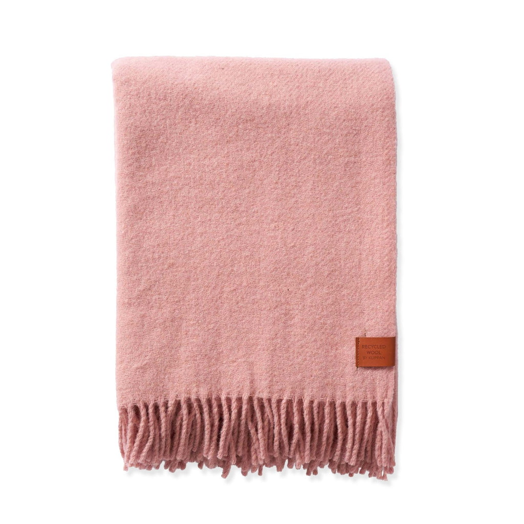 NZ Wool Throw - True Pink