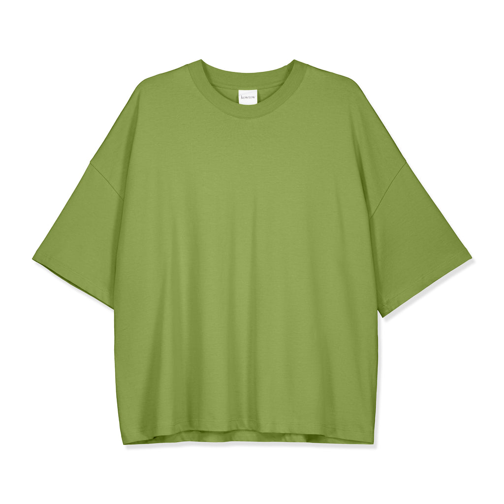 Oversized Boxy Tee - Leaf