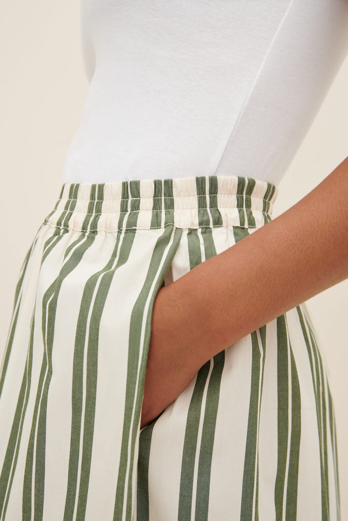 Athena Pants - Forest Stripe