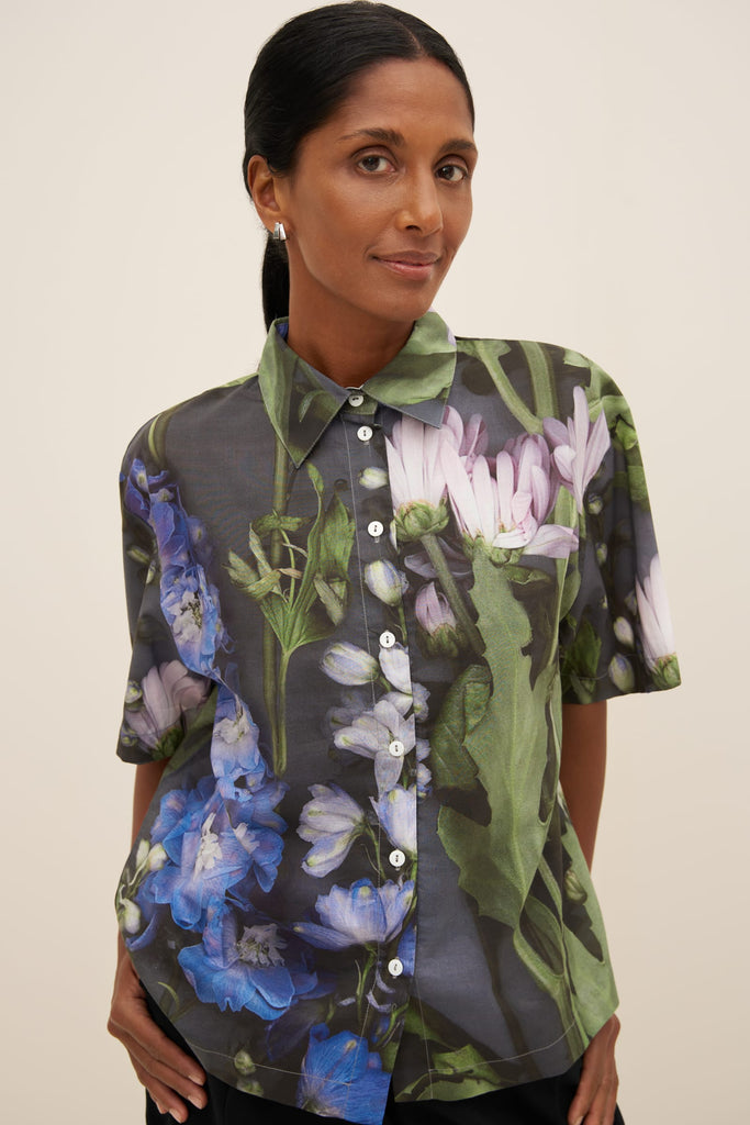 Bloom Shirt - Delphinium