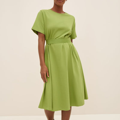 Classic A-Line Dress - Leaf