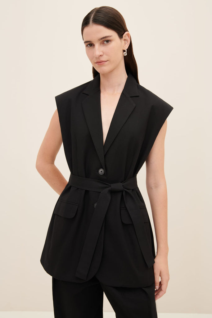 Lena Sleeveless Blazer