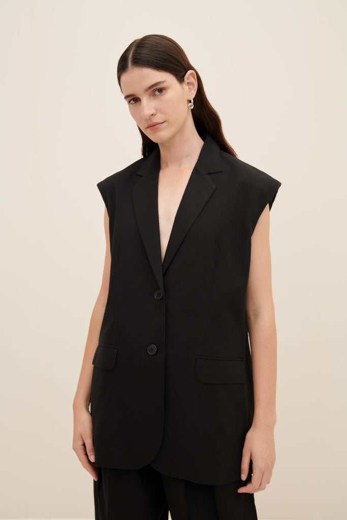 Lena Sleeveless Blazer