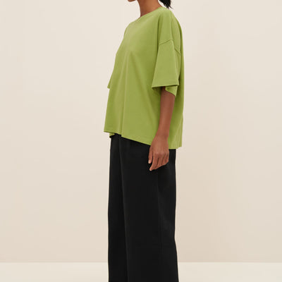 Oversized Boxy Tee - Leaf