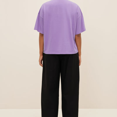 Oversized Boxy Tee - Violet