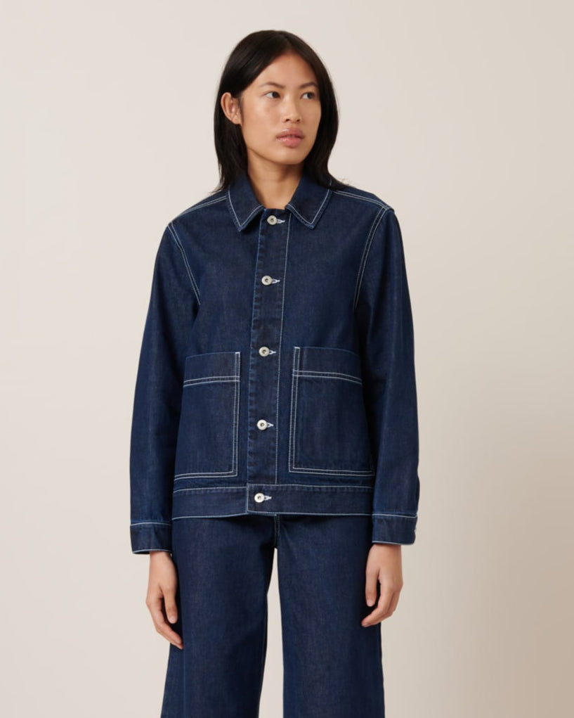 Worker Jacket - Indigo Denim 