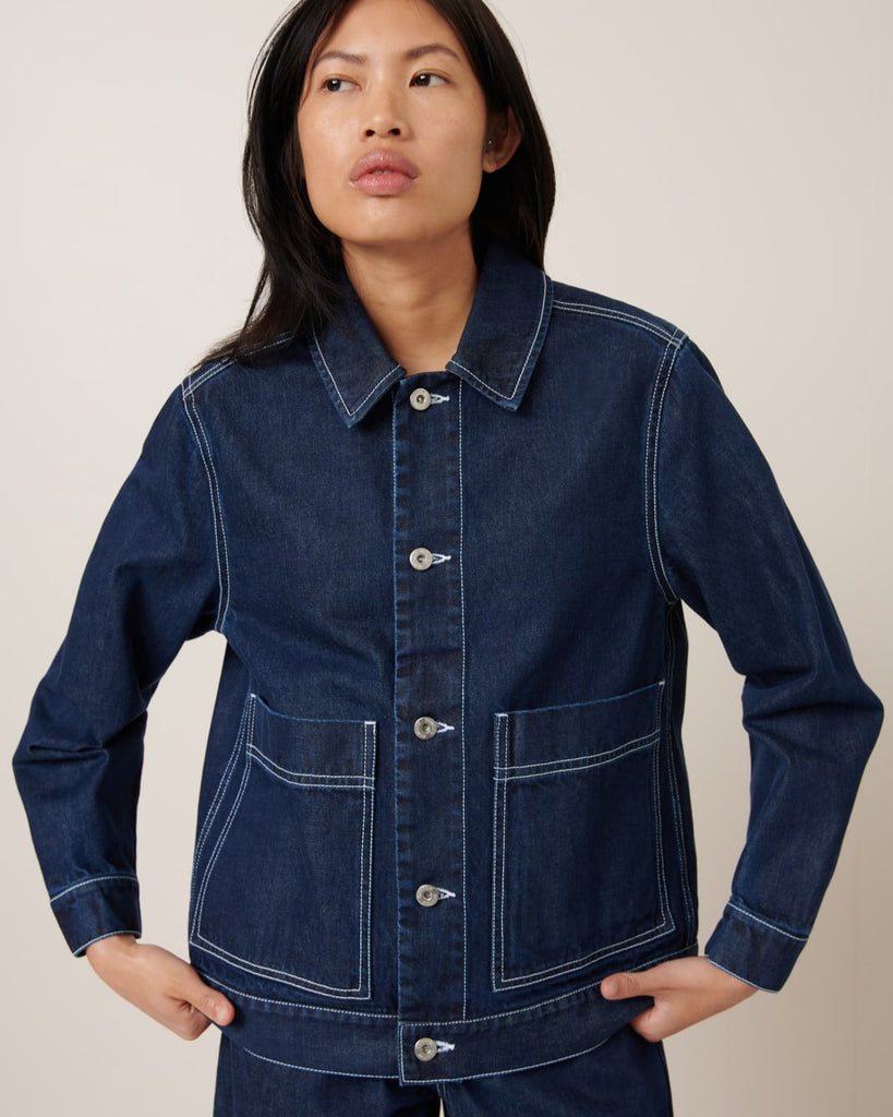 Worker Jacket - Indigo Denim 