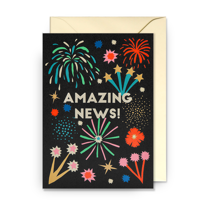 Card - Amazing News Fireworks