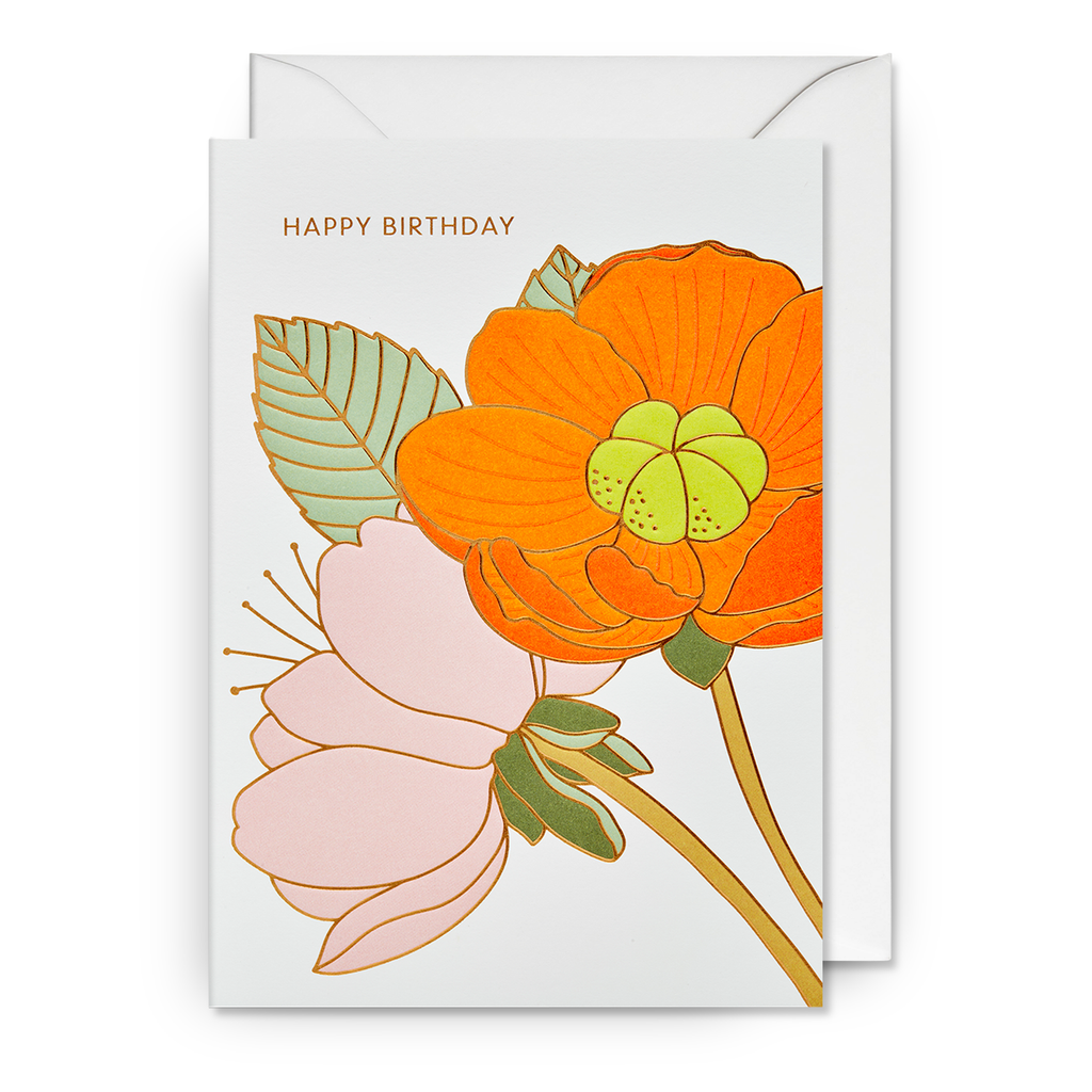 Card - Birthday Flowers