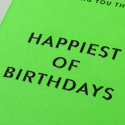 Card - Happiest of Birthdays