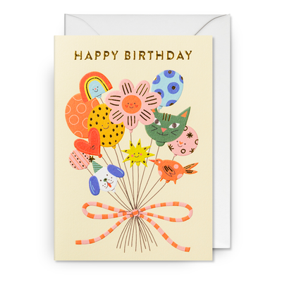 Card - Happy Birthday Balloons