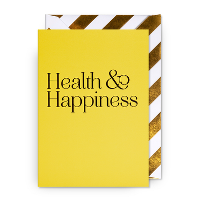 Card - Health & Happiness