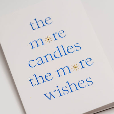 Card - More Candles, More Wishes