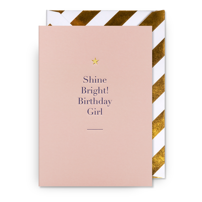 Card - Shine Bright Birthday Girl