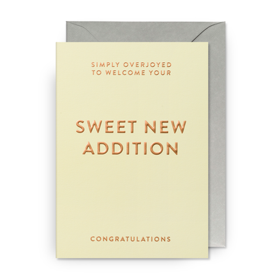 Card - Sweet New Addition