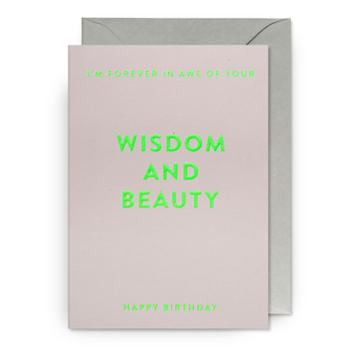 Card - Wisdom & Beauty