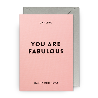 Card - You Are Fabulous