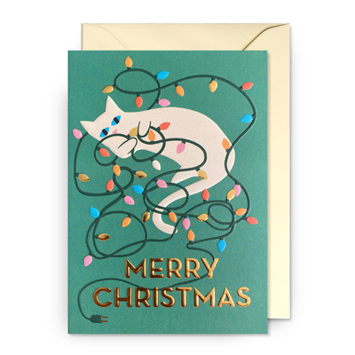 Card - Cat Merry Christmas