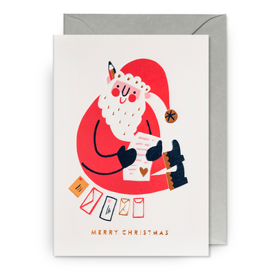 Card - Merry Christmas Santa