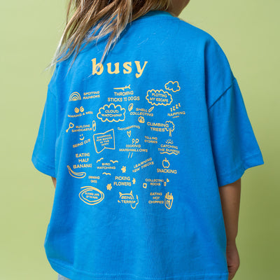 Busy Tee - Sunny Blue