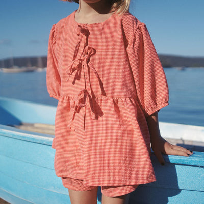 Cami Blouse - Cherry Gingham