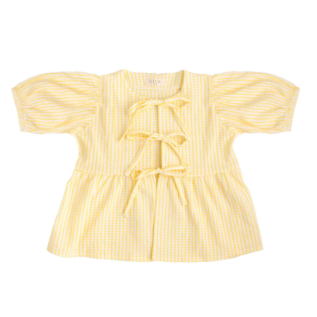 Cami Blouse - Lemon Gingham