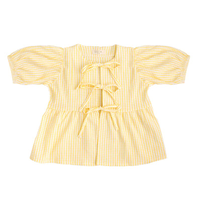 Cami Blouse - Lemon Gingham