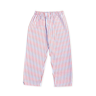 Paper Plane - Little the Label - Party Pants - Blue & Red Stripe - Elasticated Waist