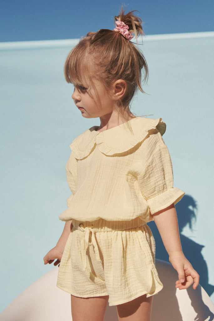 Poppy Playsuit - Daffodil