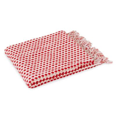 Rainbow Beach Towel - Raspberry