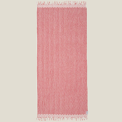 Rainbow Beach Towel - Raspberry